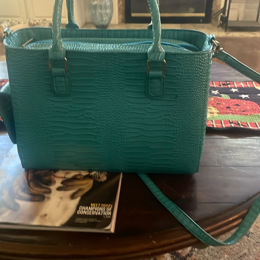 Blue purse